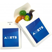 Flip Lid Cardboard Box with JELLY BELLY Jelly Beans 25g